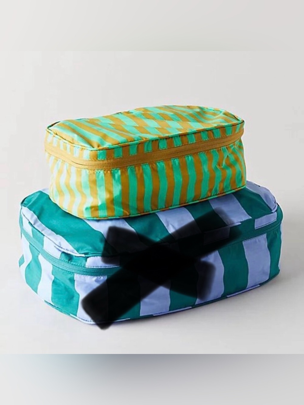 BAGGU packing cube: afternoon stripes